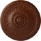 Ekena Millwork Bailey Ceiling Medallion (Fits Canopies up to 4"), 18 1/8"OD x 3/4"P, Burnished Mahogany Crackle CM19BIBMC - alternate 1